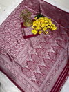 SF 387 Organic Banarasi Designer Lichi Silk Sarees Wholesale Market In Surat